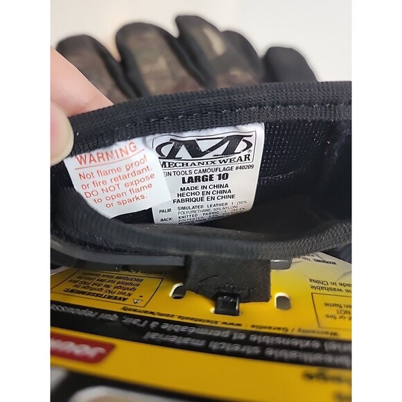 Klein Tools Journeyman Mechanix Wear Camouflage Gloves Size Large - Picture 8 of 8